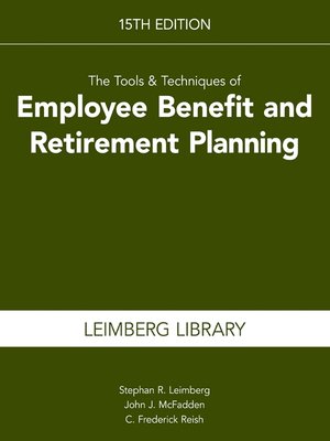 cover image of The Tools & Techniques of Employee Benefit and Retirement Planning